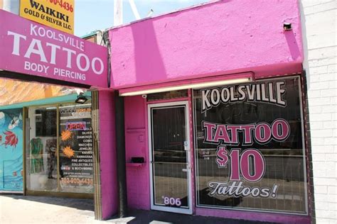 koolsville tattoo $10 options|Koolsville Tattoo in Las Vegas: A Guide For First。